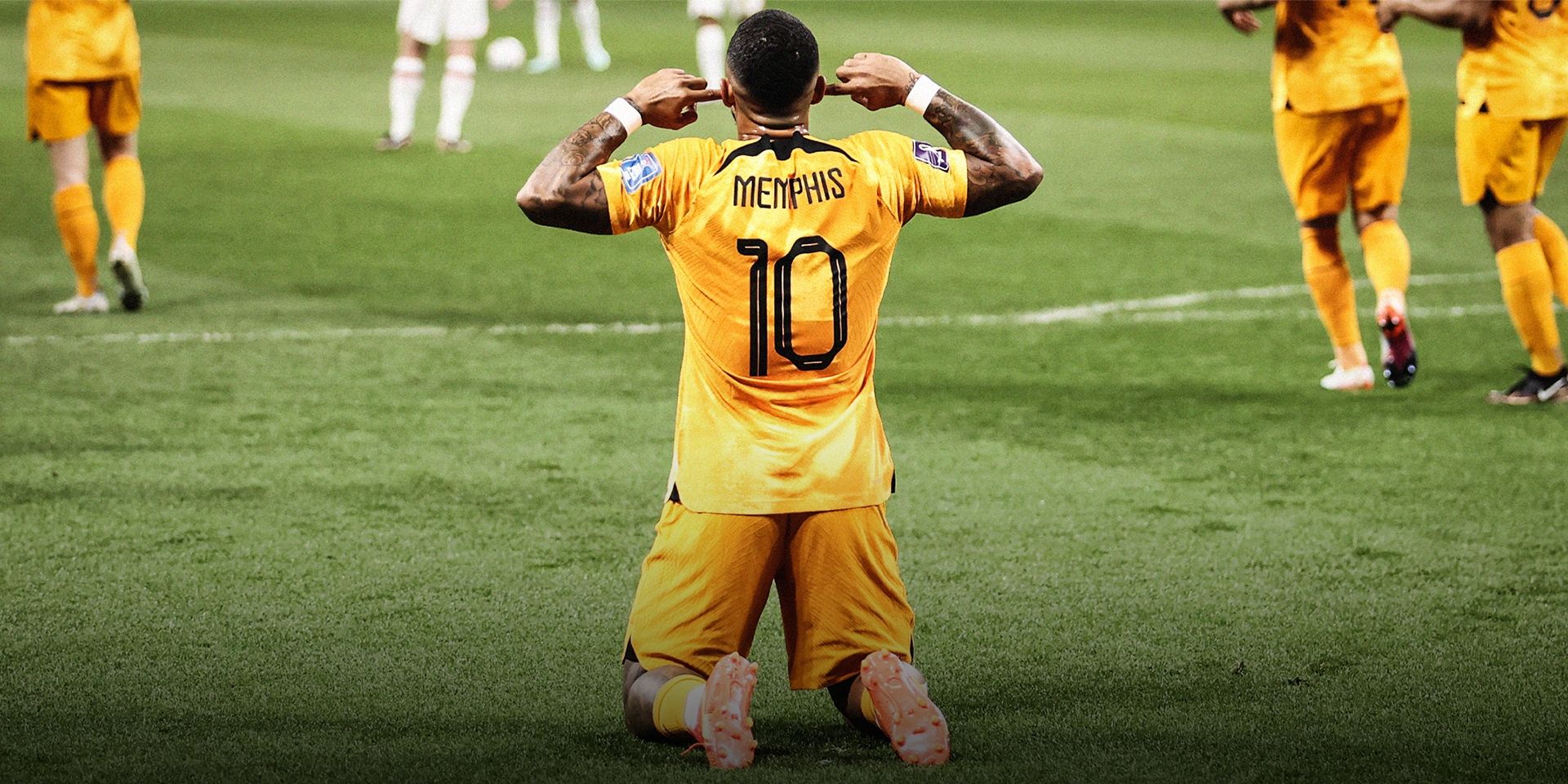 Memphis Depay Netherlands USA 2022 World Cup HIC 2:1