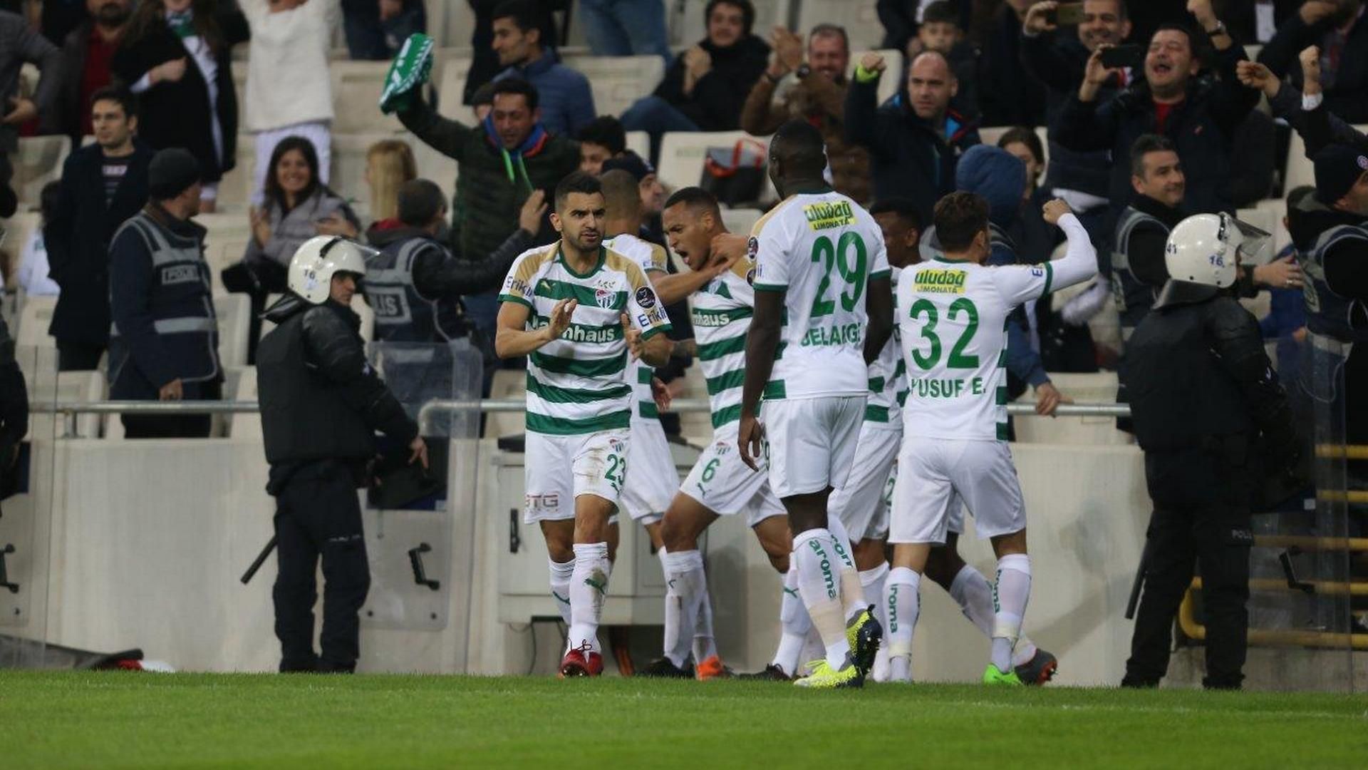 Bursaspor goal celebration 222018