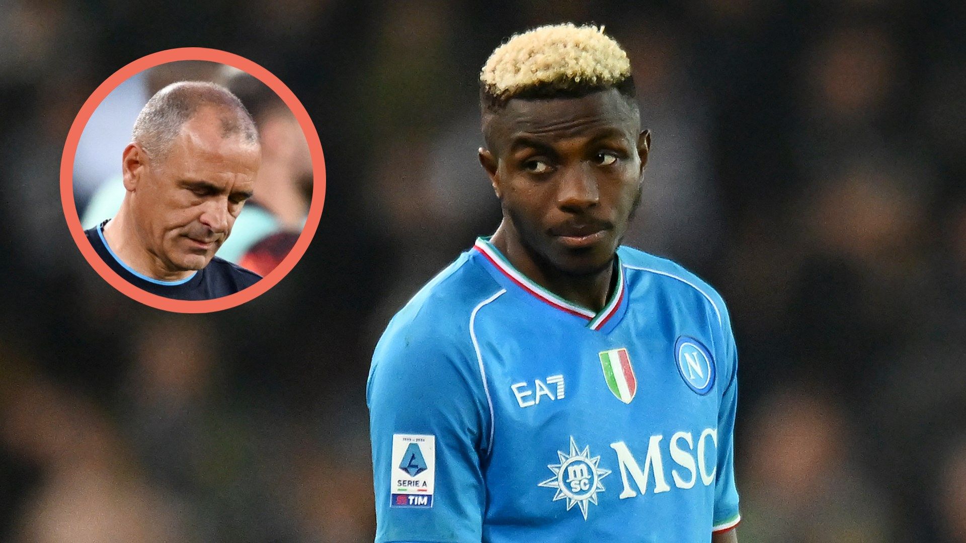 Francesco Calzona Victor Osimhen Napoli