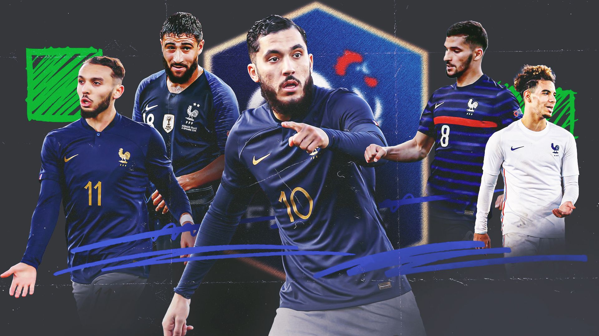 Rayan Cherki France Algeria GFX