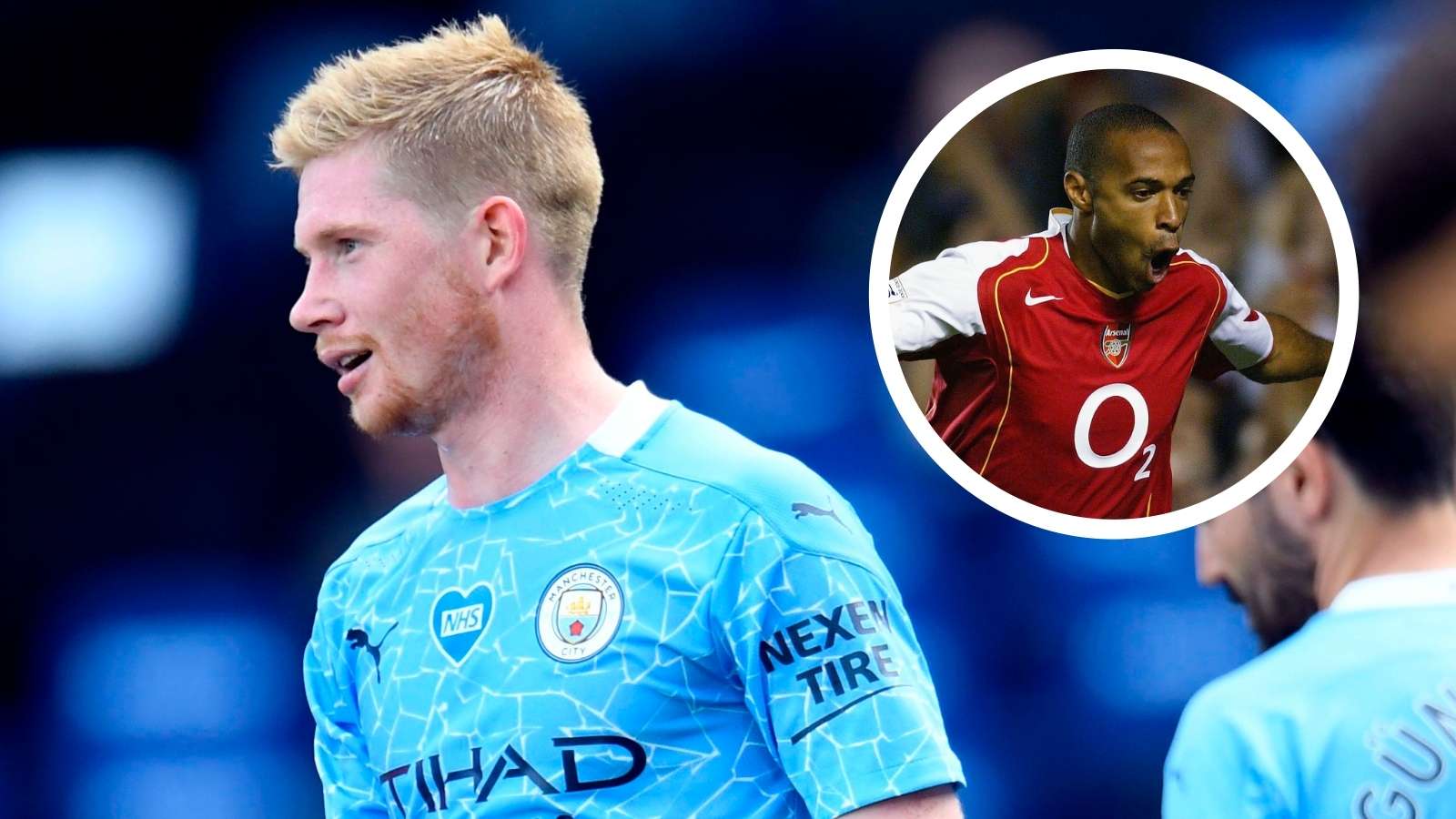 Kevin De Bruyne Thierry Henry GFX