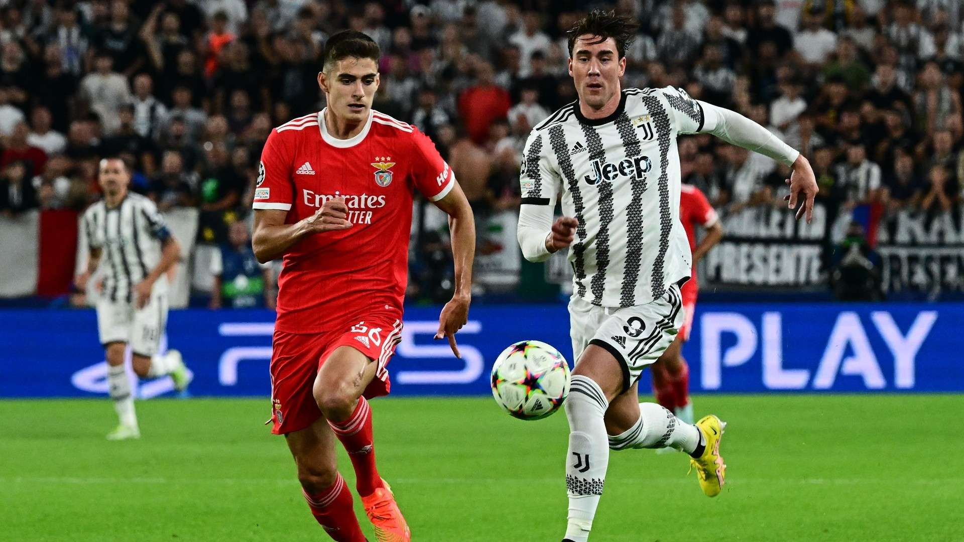 Antonio Silva Dusan Vlahovic Benfica Juventus 2022-23