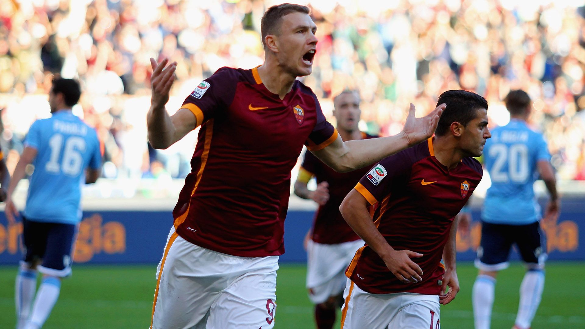 Edin Dzeko Roma Lazio Serie A