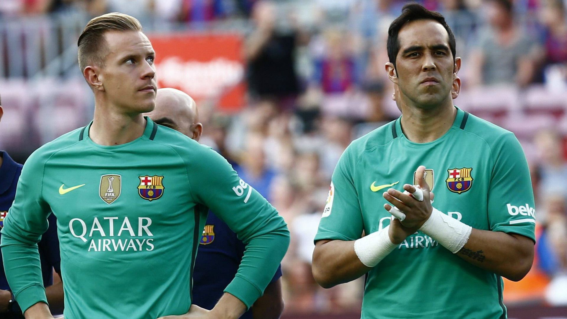 ONLY GERMANY Marc Andre ter Stegen Claudio Bravo Barcelona