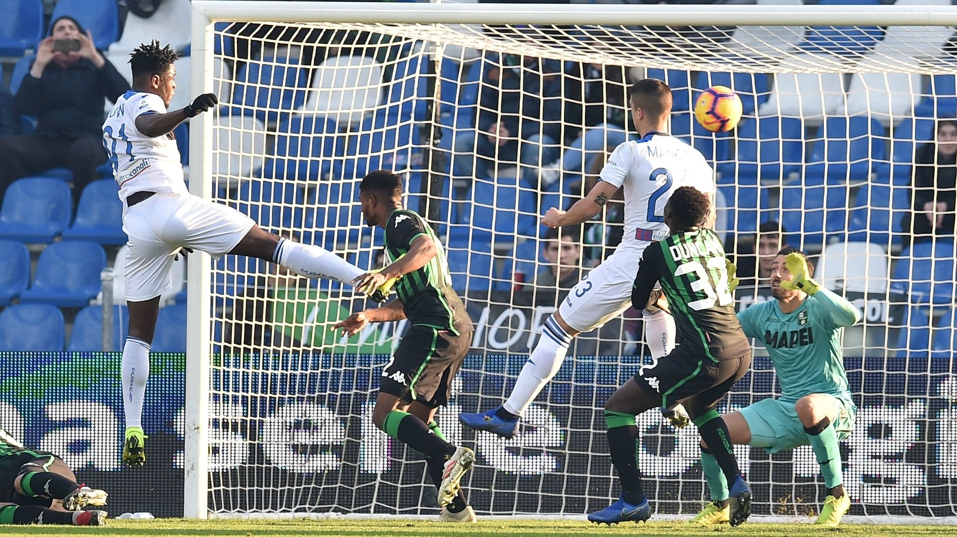 Duvan Zapata Sassuolo Atalanta 29122018