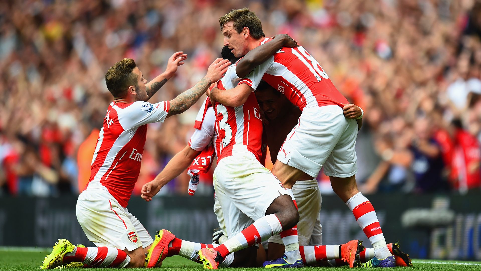 Alexis Sanchez Arsenal Manchester City Premier League 13092014