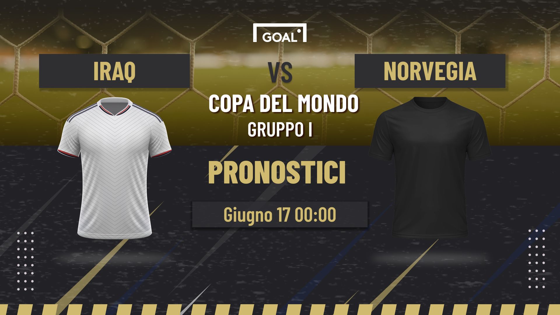 Pronostici Iraq - Norvegia