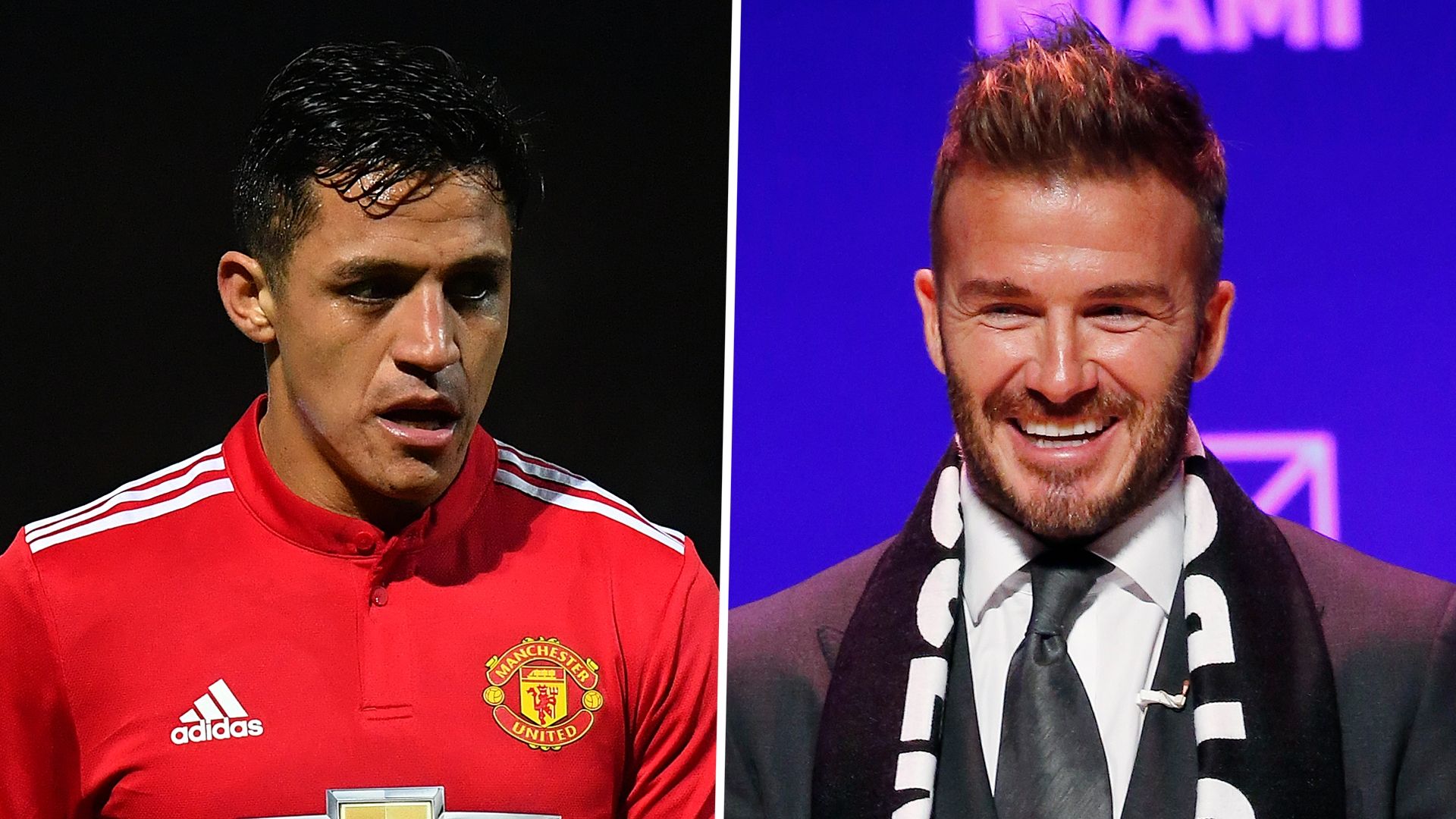 Alexis Sanchez David Beckham