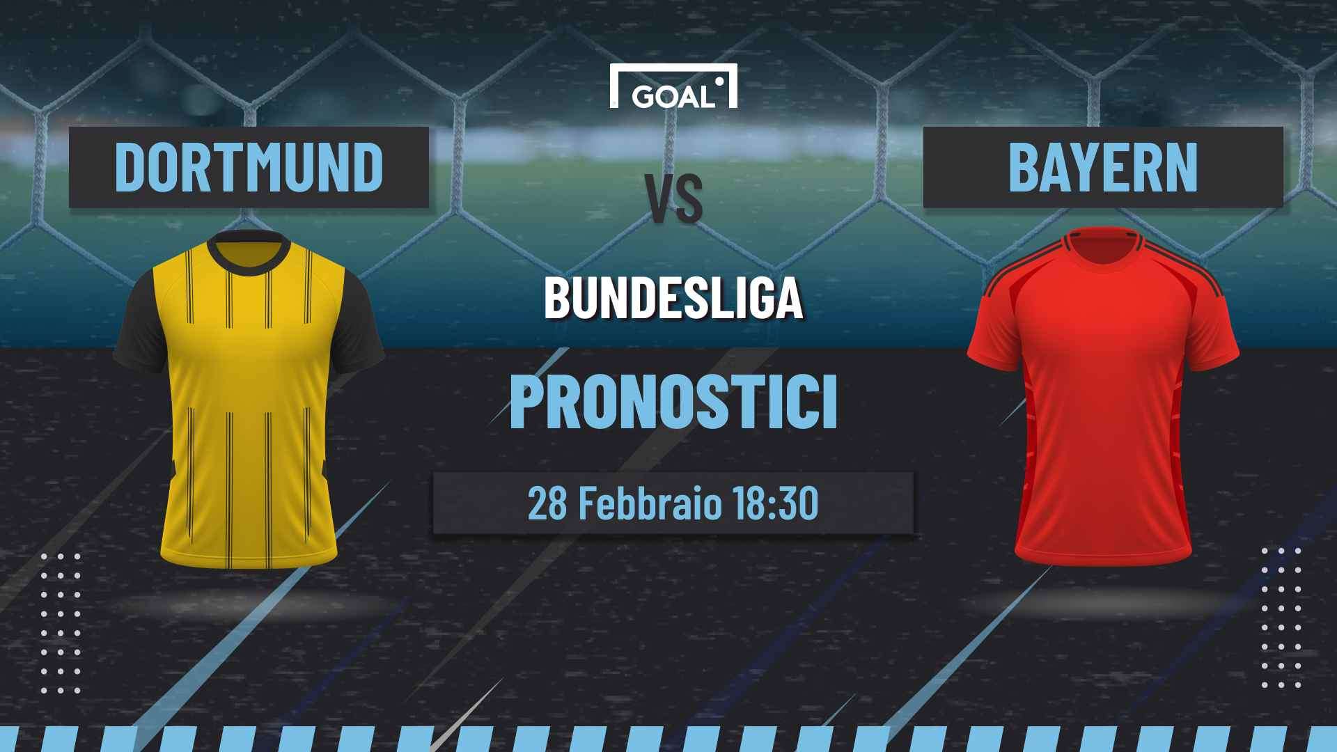 Pronostici Dortmund vs Bayern