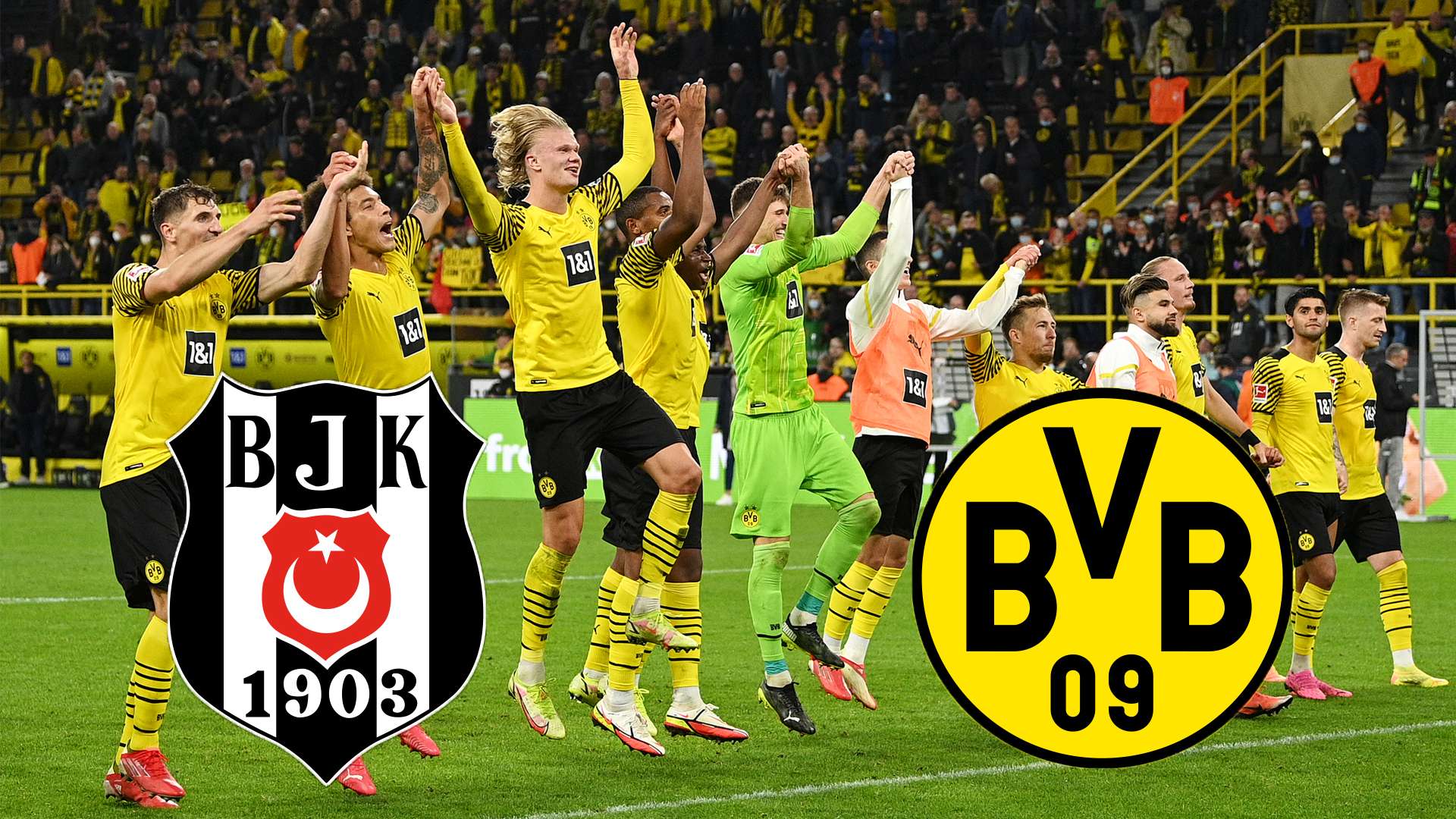 Besiktas Istanbul BVB Borussia Dortmund Champions League 2021 heute live tv live-stream gfx