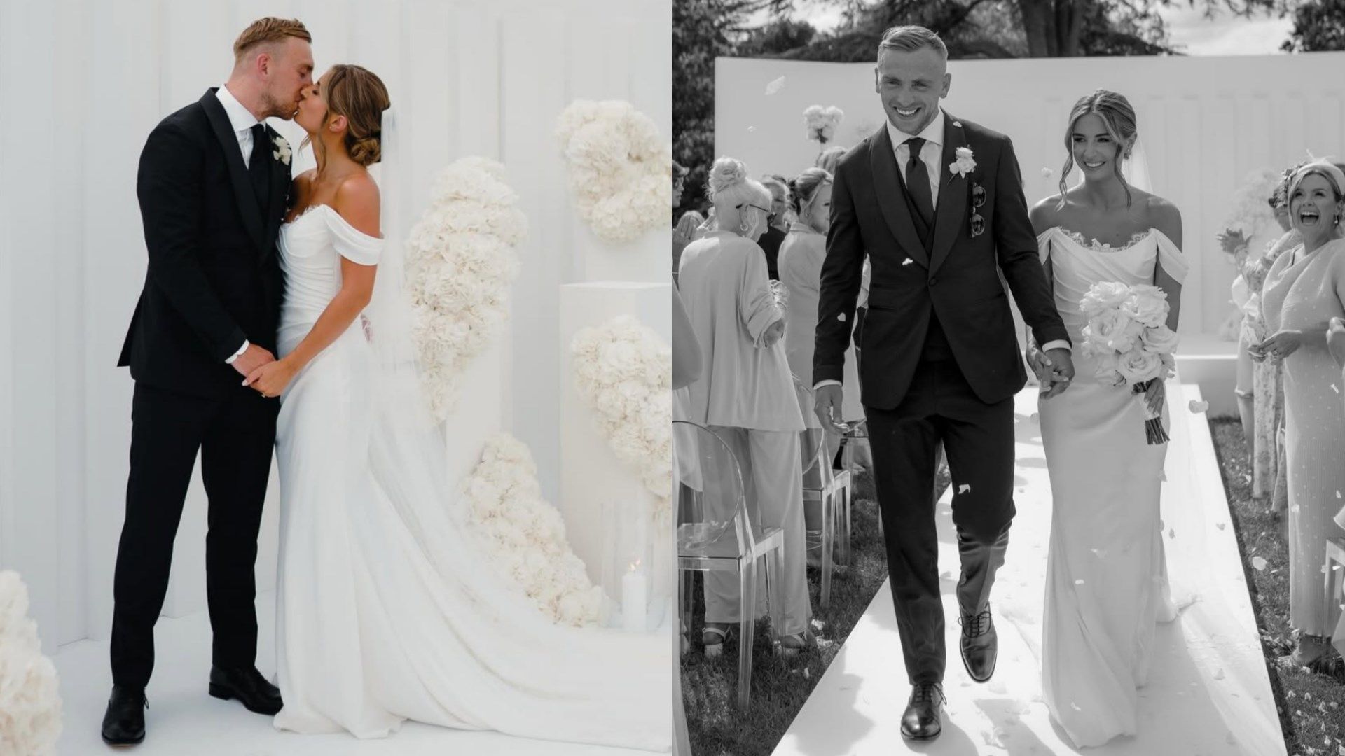 Jarrod Bowen and Dani Dyer tie the knot! Newlyweds show off stunning wedding photos after getting married in Bridgerton-inspired ceremony | Goal.com UK