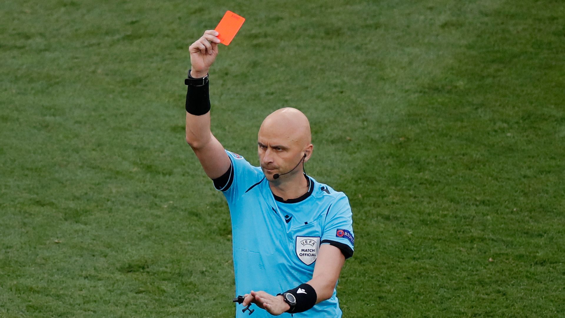 Netherlands Czech Republic Euro 2020 red card