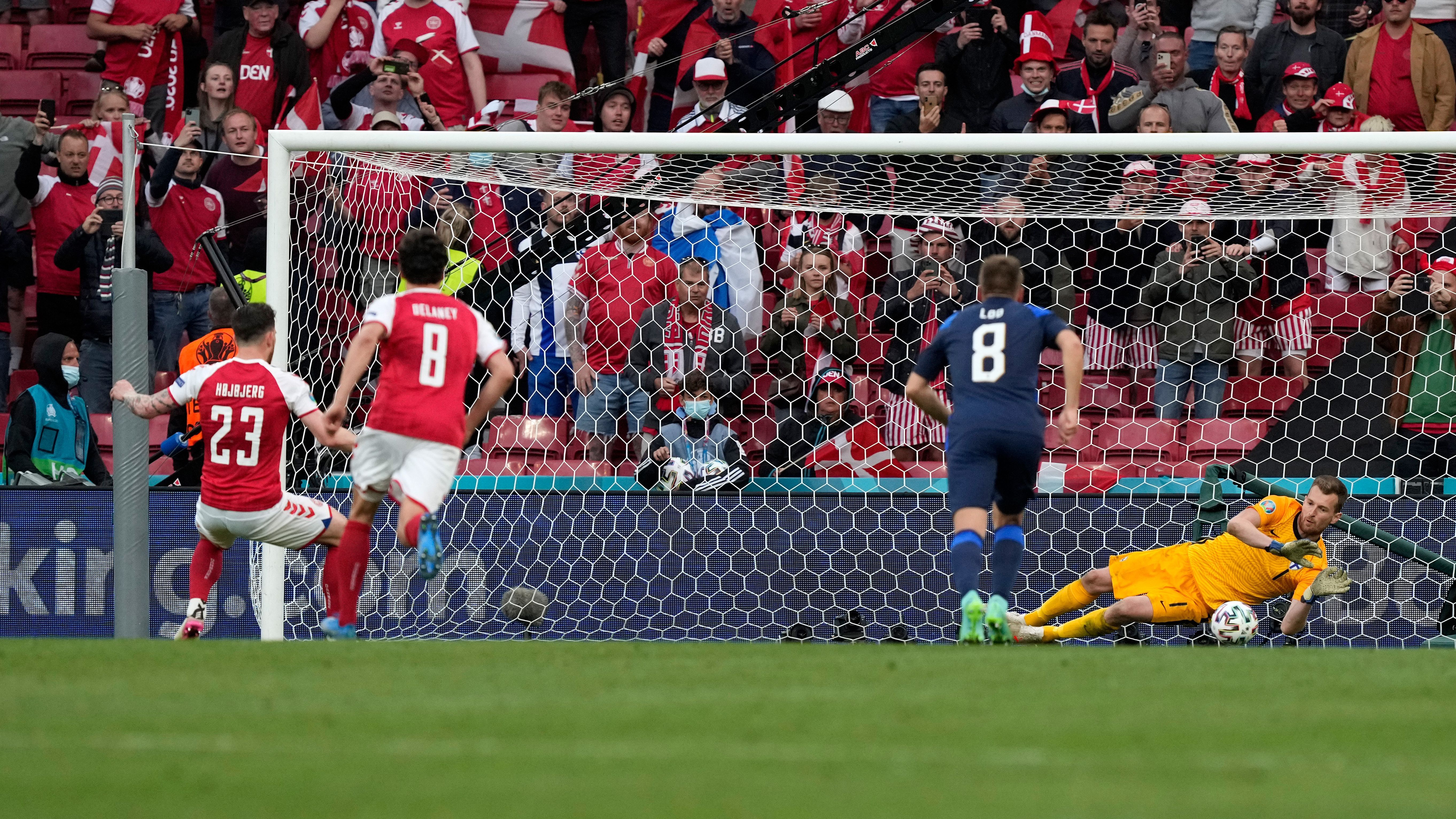 Dänemark Finnland Elfmeter 12062021