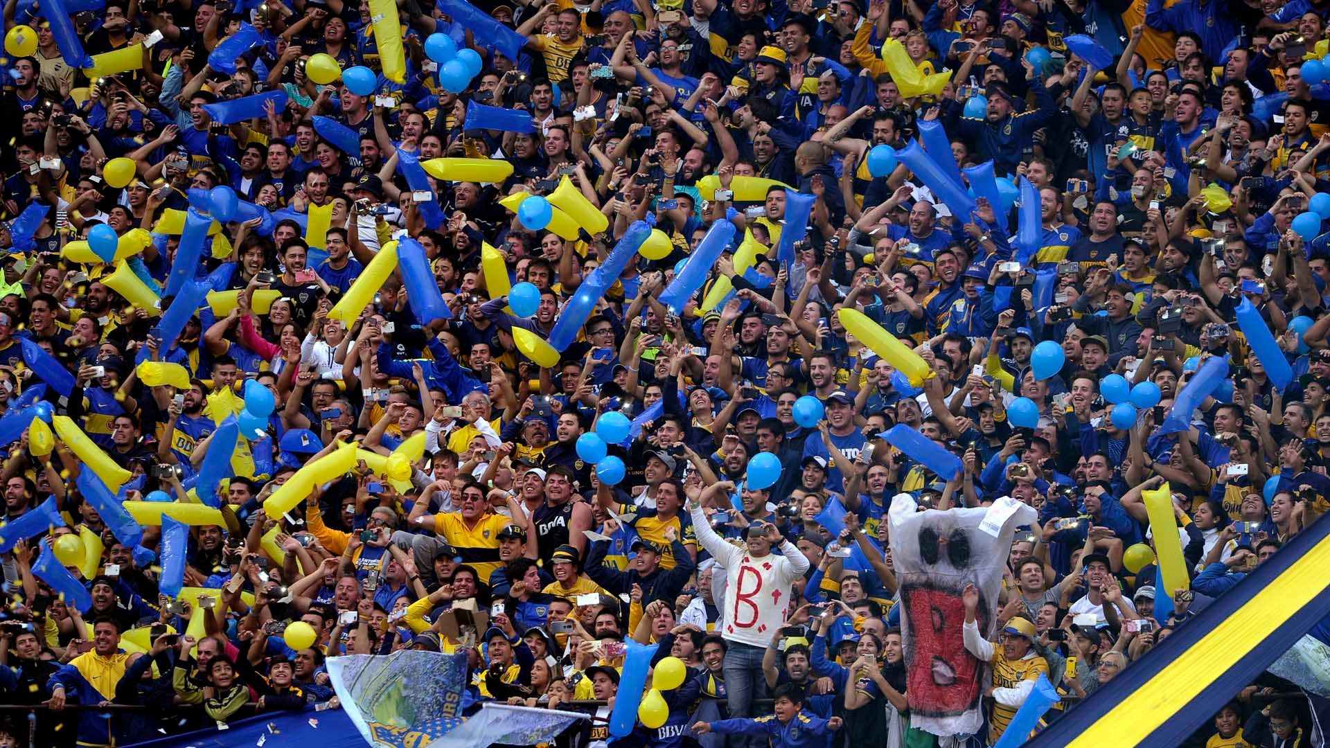 Boca River recibimiento 140517