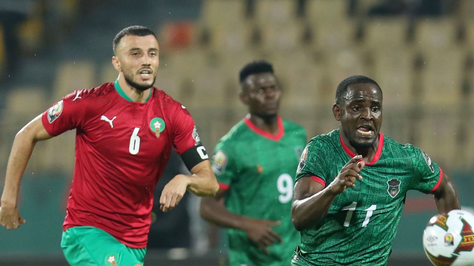 Romain Ghanem Saiss of Morocco.