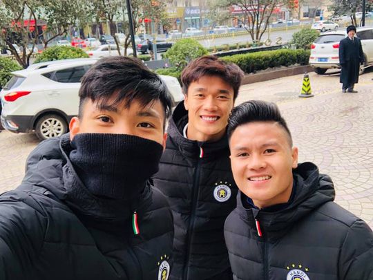 Doan Van Hau Nguyen Quang Hai Bui Tien Dung Hanoi AFC Champions League