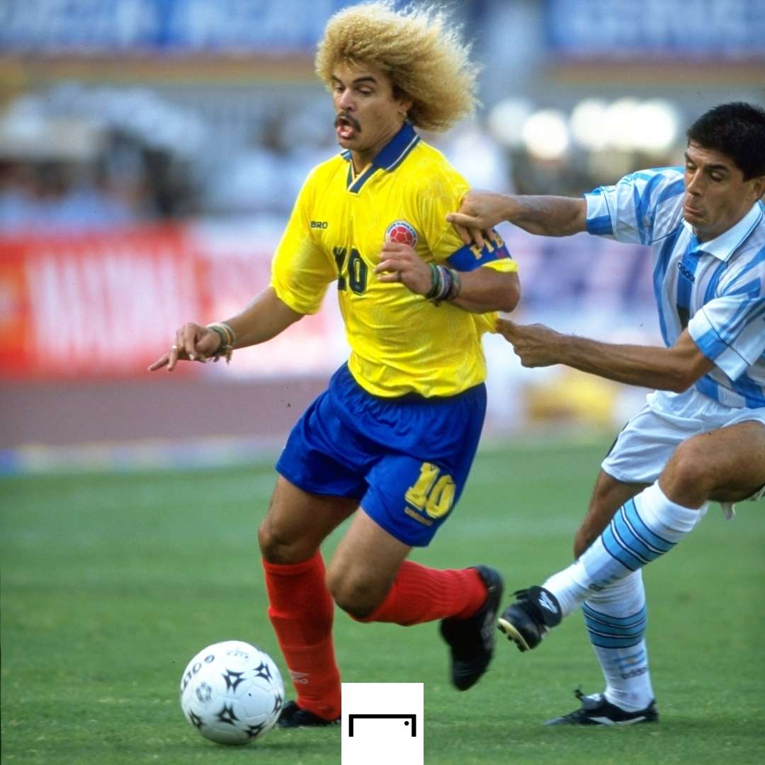 Carlos Valderrama Colombia Argentina GFX