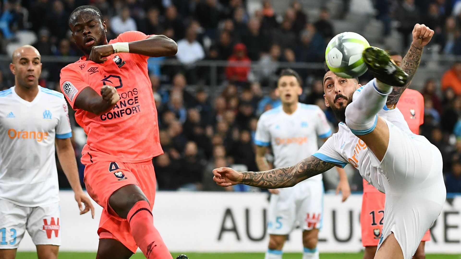Konstantinos Mitroglou Ismael Diomande Marseille Caen Ligue 1 05112017