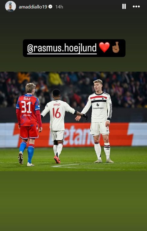 Amad Diallo Rasmus Hojlund