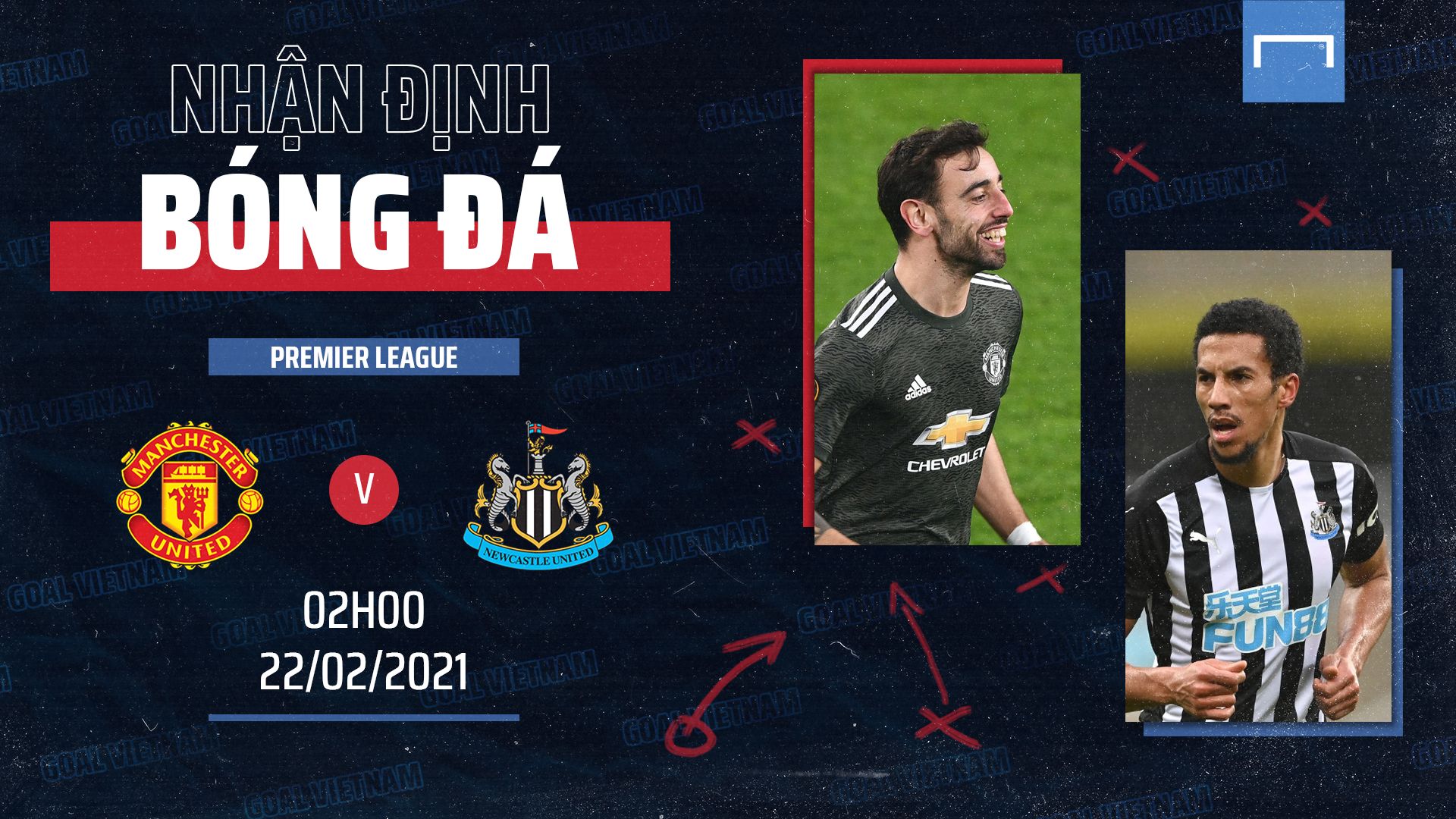 Preview MU vs Newcastle Goal Vietnam