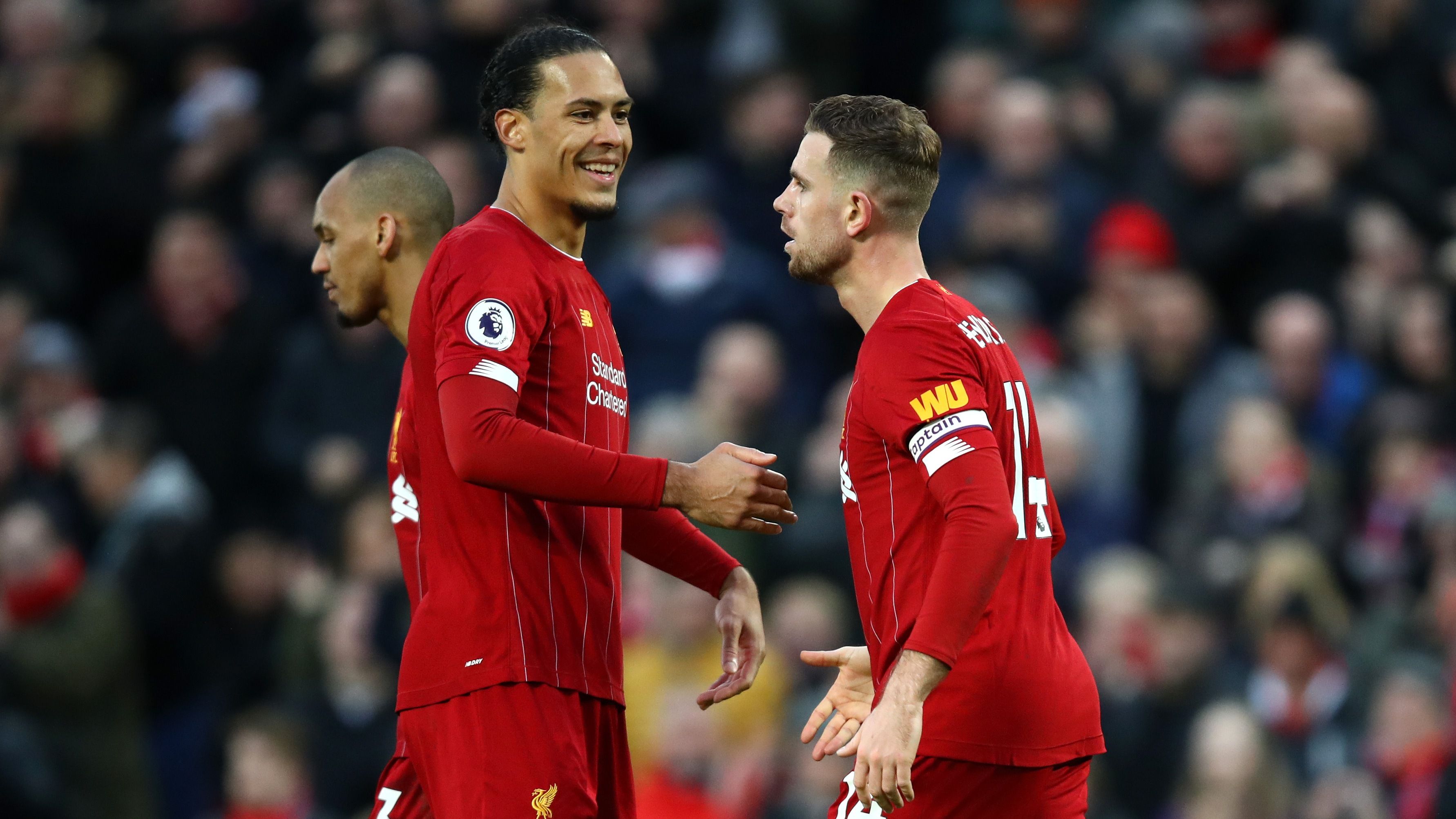 Van Dijk Henderson Liverpool