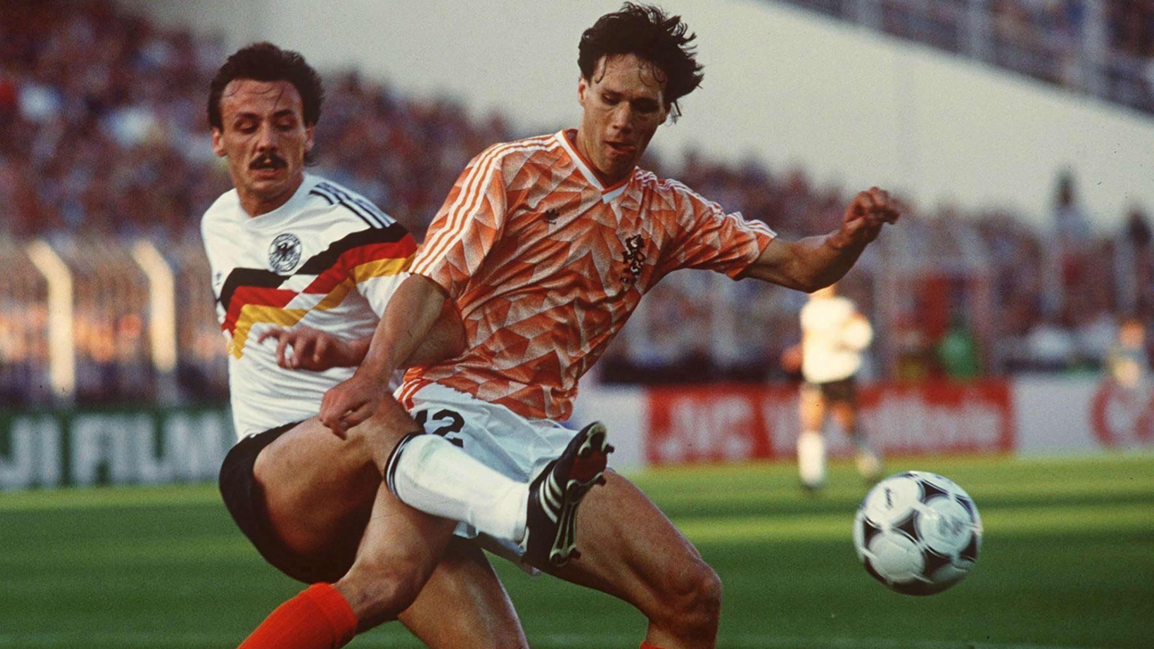 Marco Van Basten Jurgen Kohler Netherlands West Germany Euro 1988