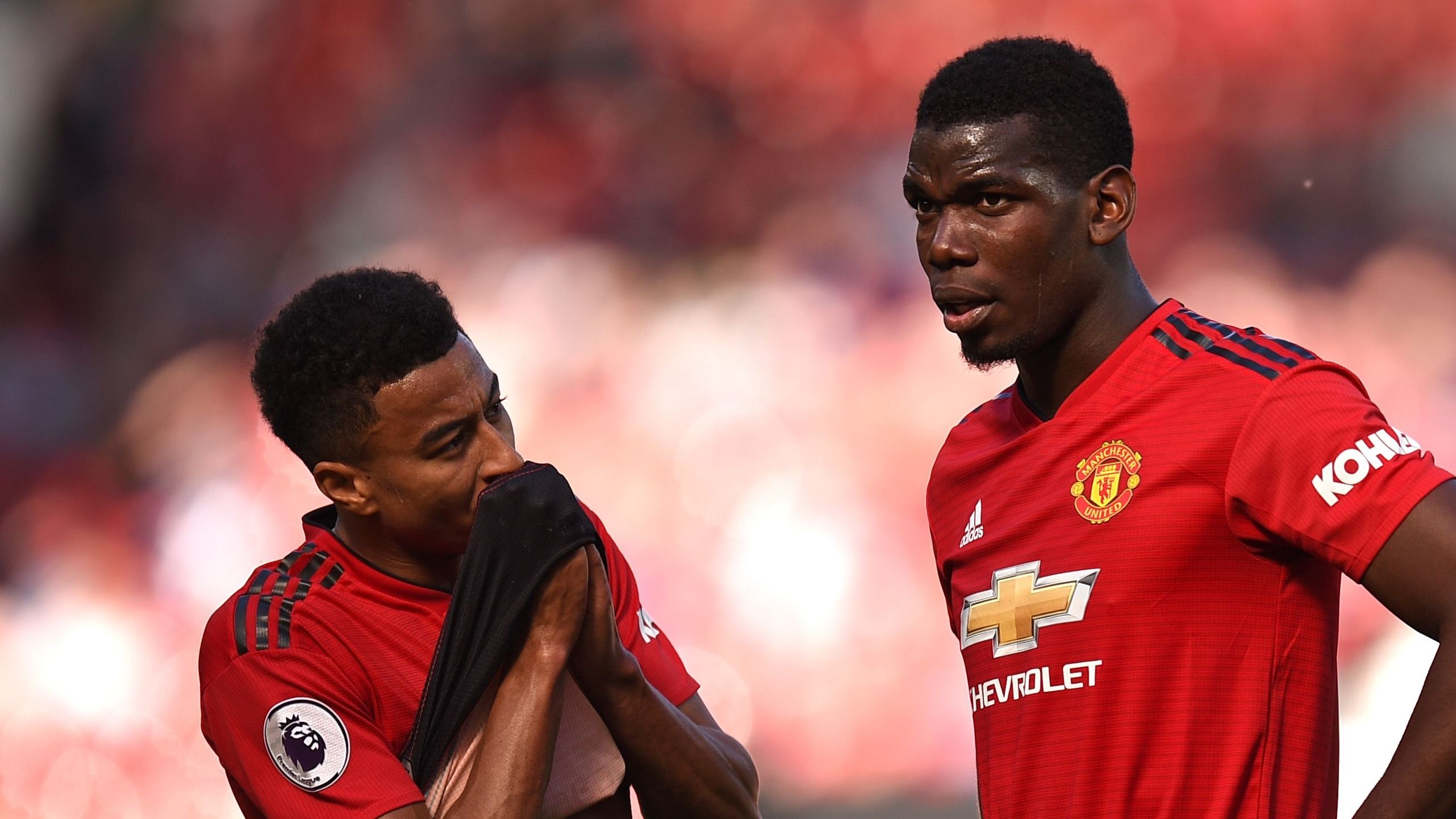 Paul Pogba Jesse Lingard Manchester United