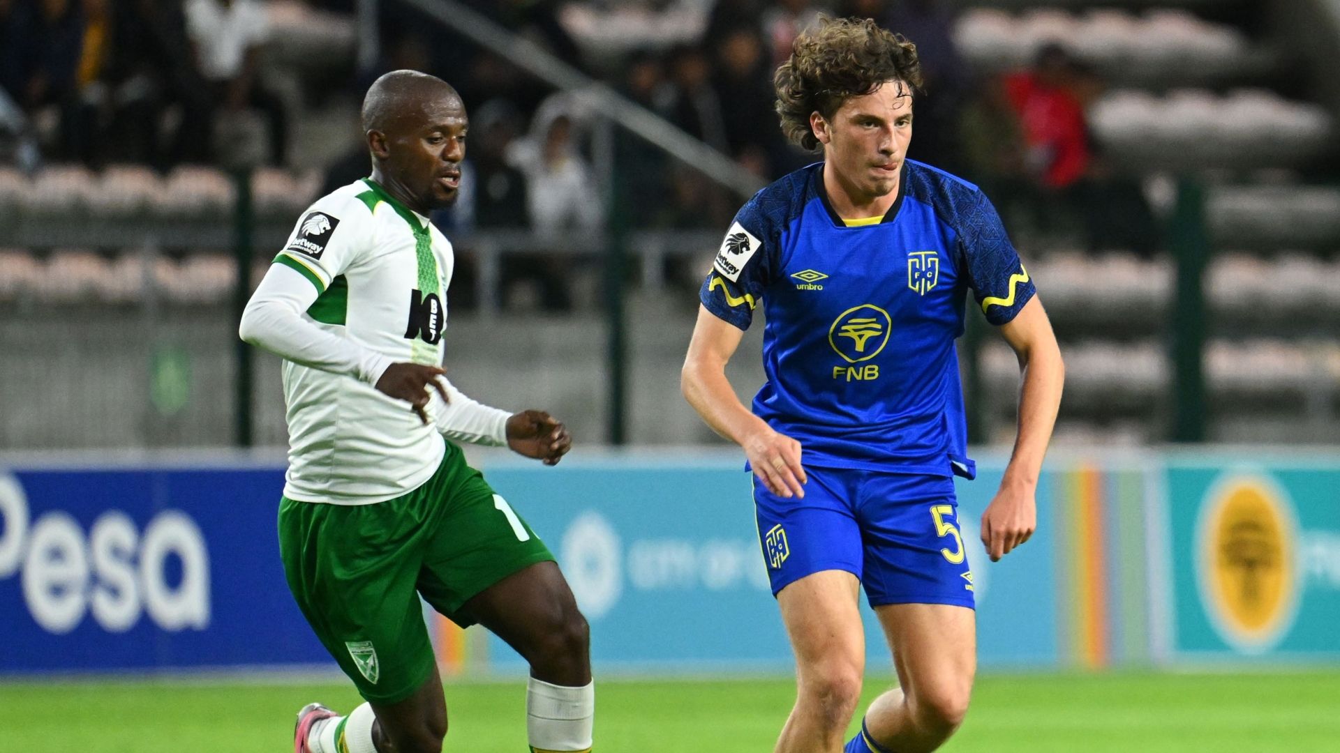 Gabriel Amato and Nduduzo Sibiya, Golden Arrows vs Cape Town City
