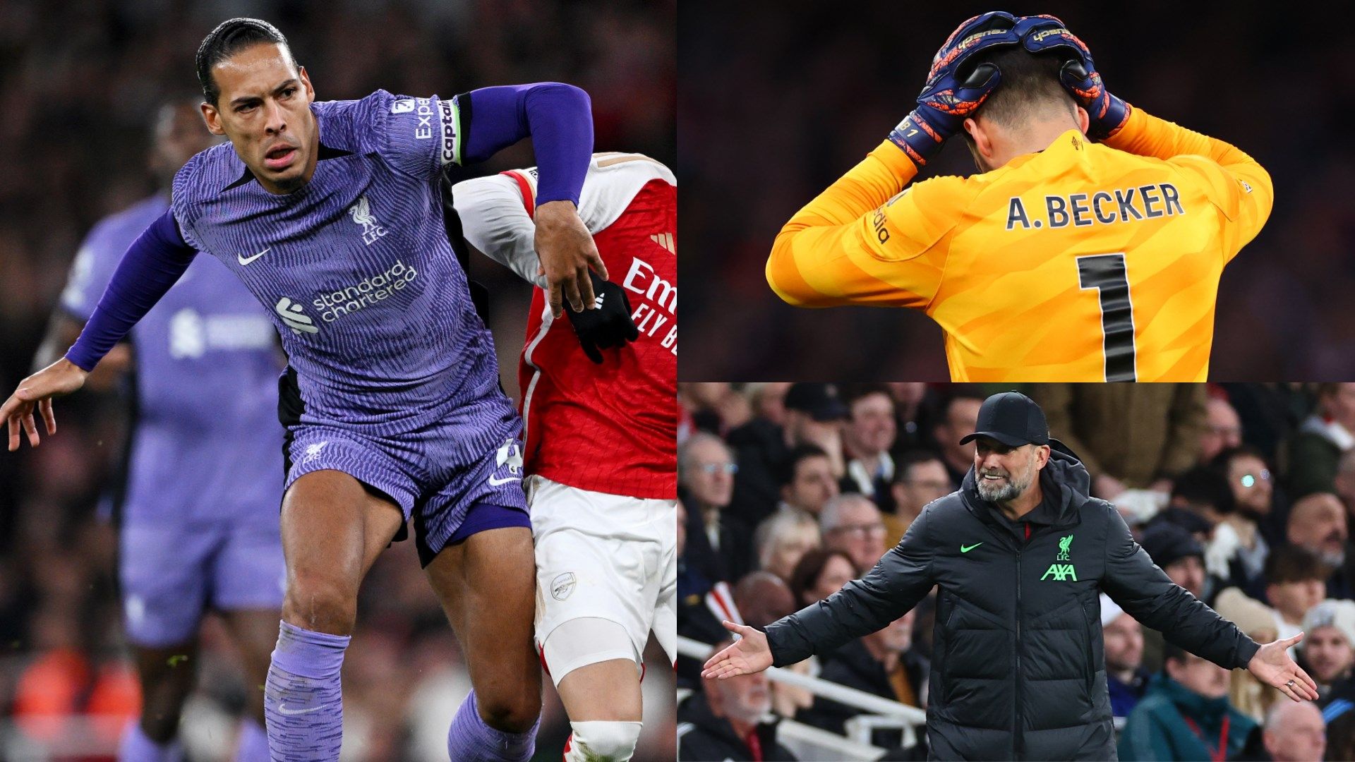 Van Dijk Alisson Klopp Liverpool GFX