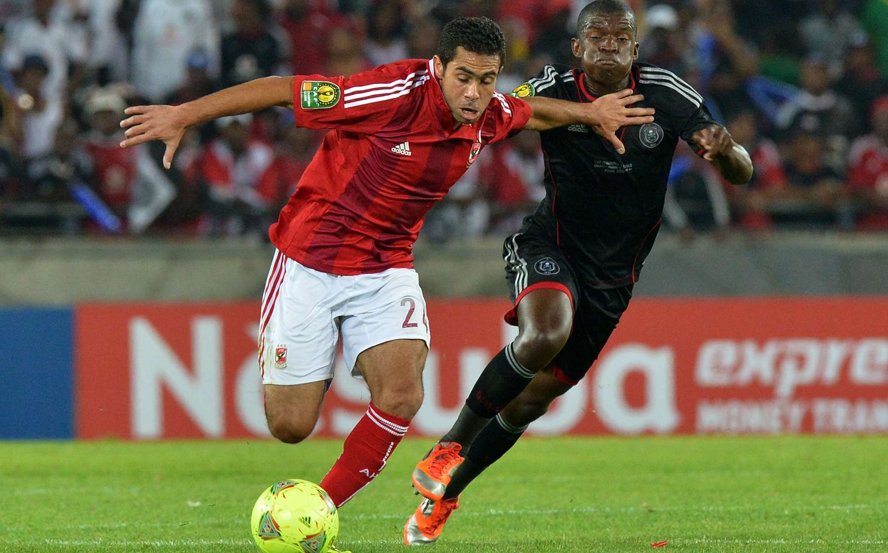 Ahmed Fathi Al Ahly Vs Orlando Pirates at the African Champions League 2013
