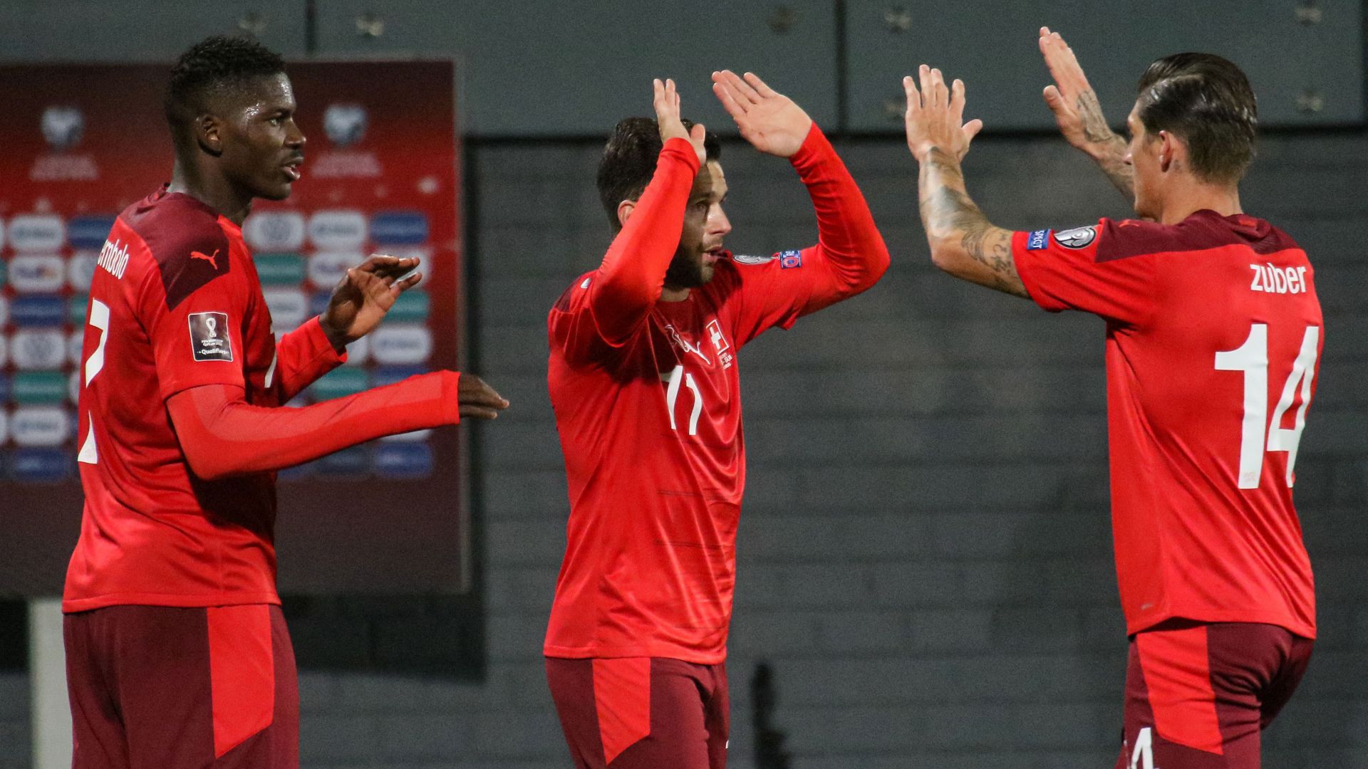 Renato Steffen Lithuania Switzerland World Cup Qualification