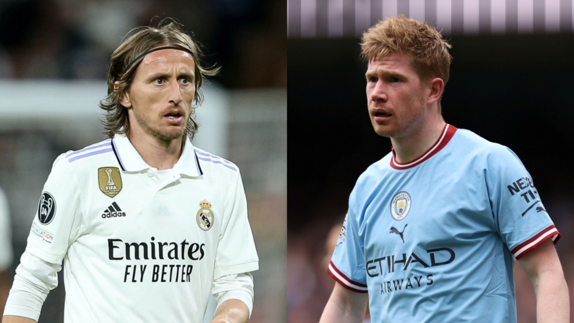 Luka Modric Real Madrid Kevin De Bruyne Man City