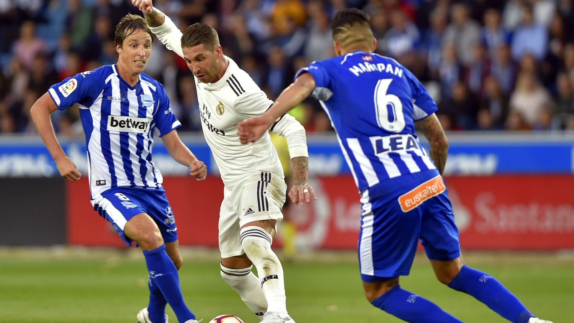 SERGIO RAMOS ALAVES REAL MADRID LALIGA