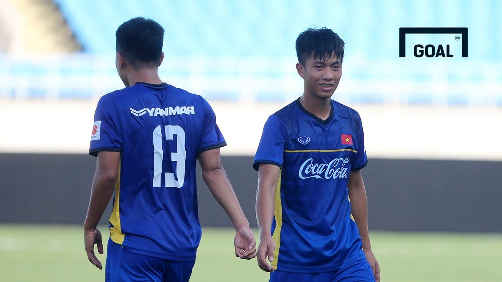 Olympic Việt Nam tập luyện chiều 1/8 tại Mỹ Đình