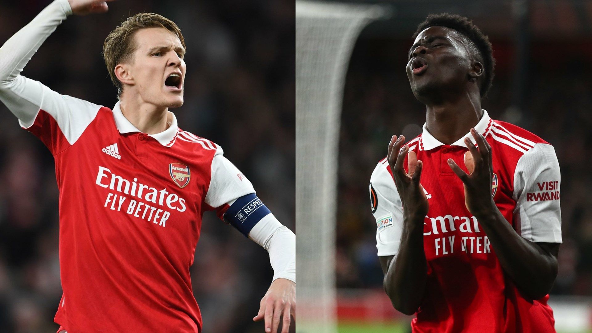 Odegaard Saka Arsenal GFX