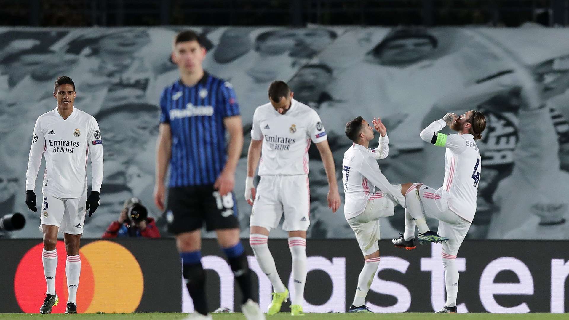 Real Madrid Atalanta Ramos Vazquez celebrate 202