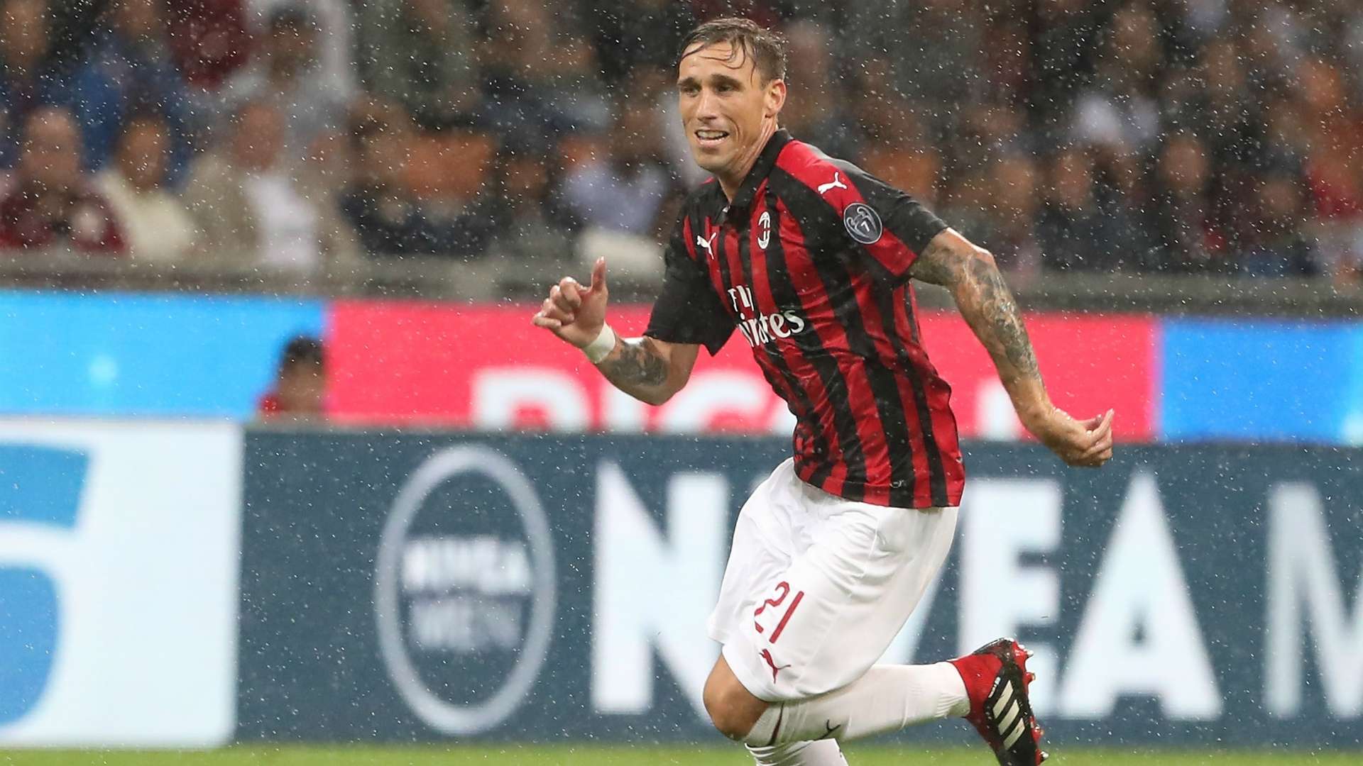 Lucas Biglia Milan Roma Serie A 08312018