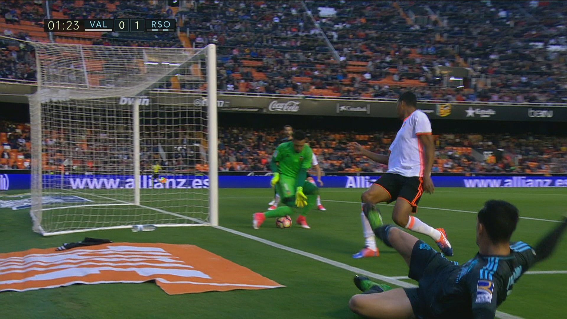 SCREENSHOT DIEGO ALVES VALENCIA REAL SOCIEDAD 04262017