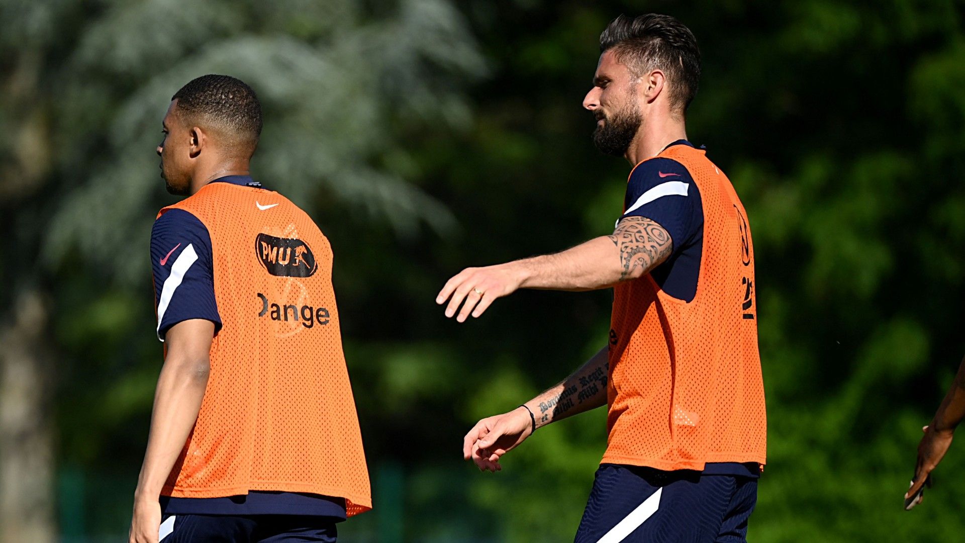 Giroud Mbappe France Euro 2021