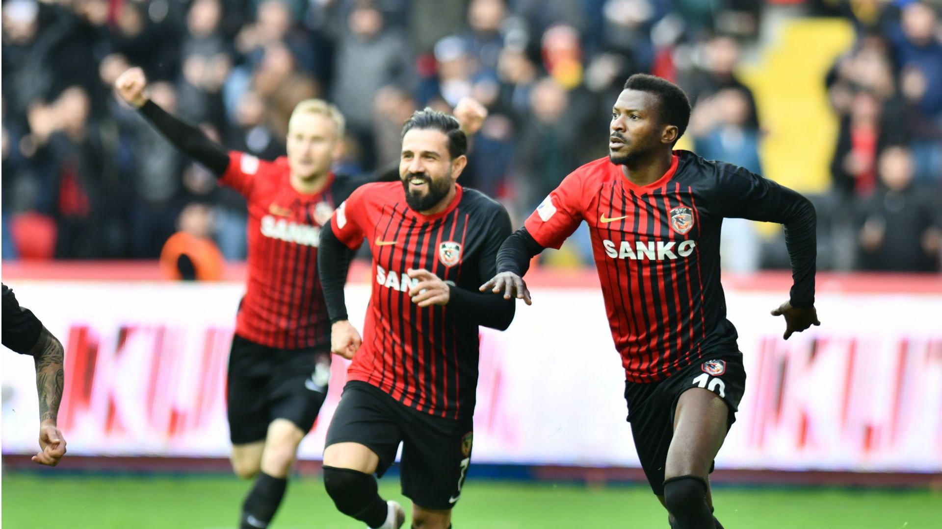 Olarenwaju Kayode celebration Gaziantep-vs-Kayserispor-12152019