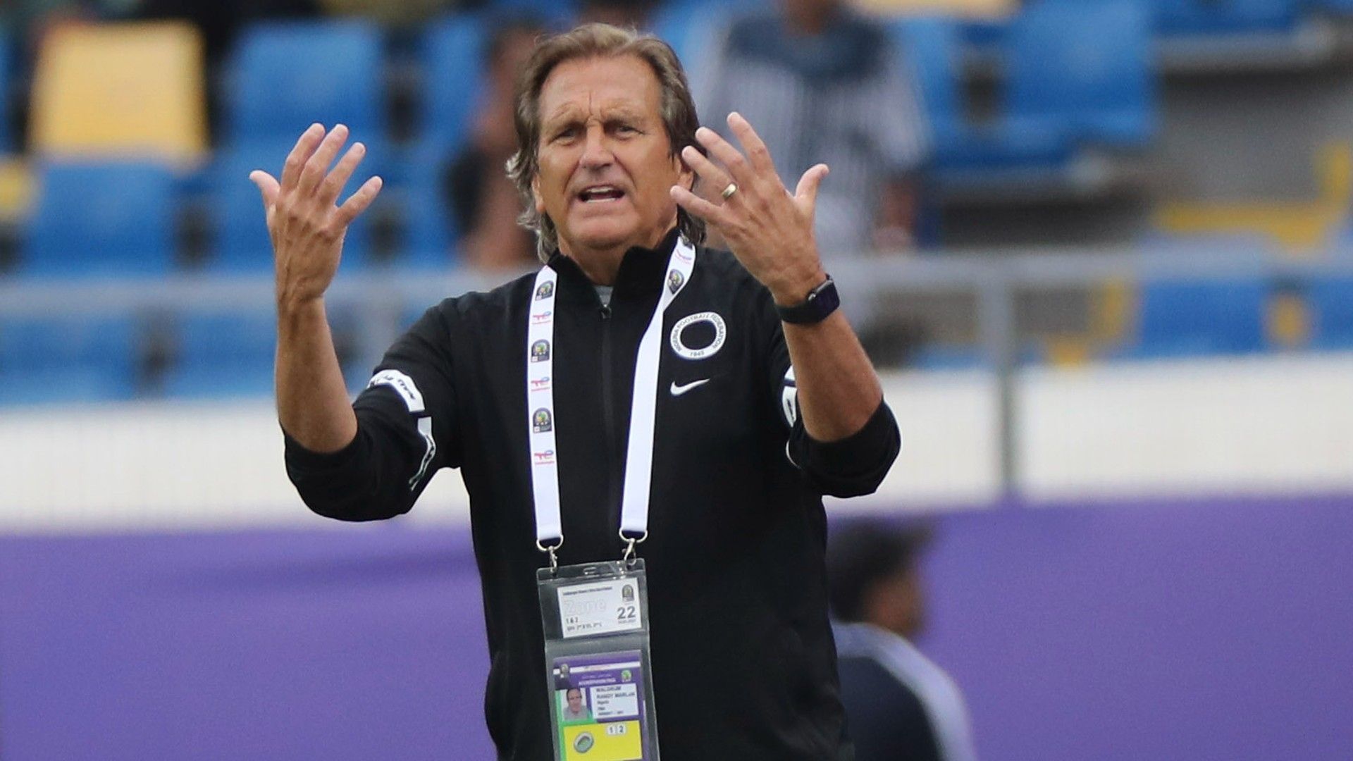 Nigeria coach Randy Waldrum.