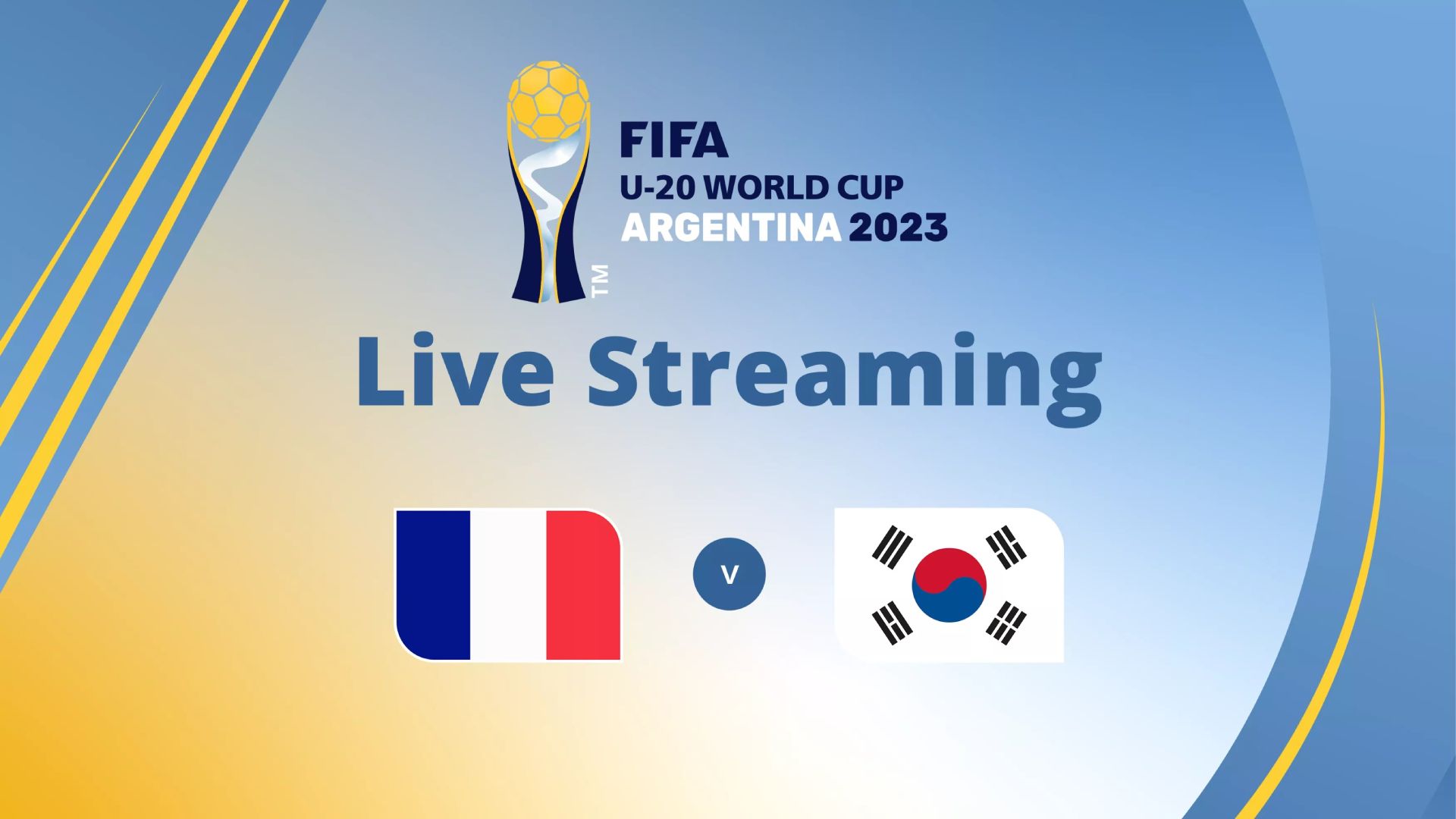 Coupe du monde U20 France Corée du Sud