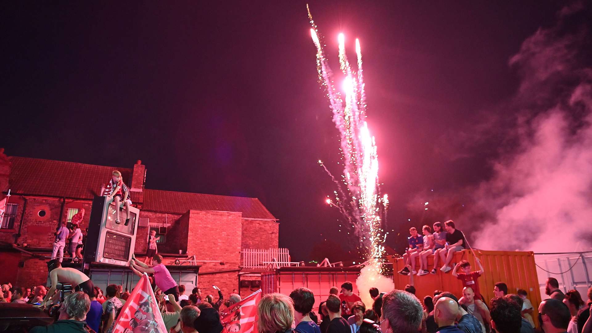 Liverpool FC Premier League title celebrations Anfield 2019-20