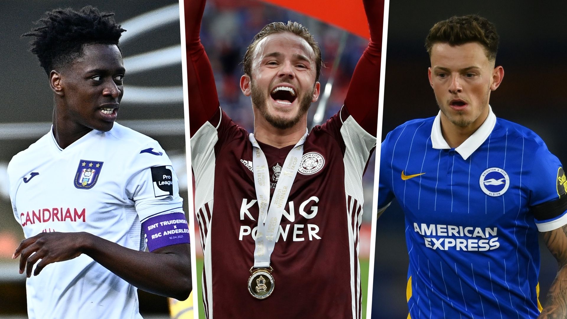 Albert Lokonga James Maddison Ben White GFX