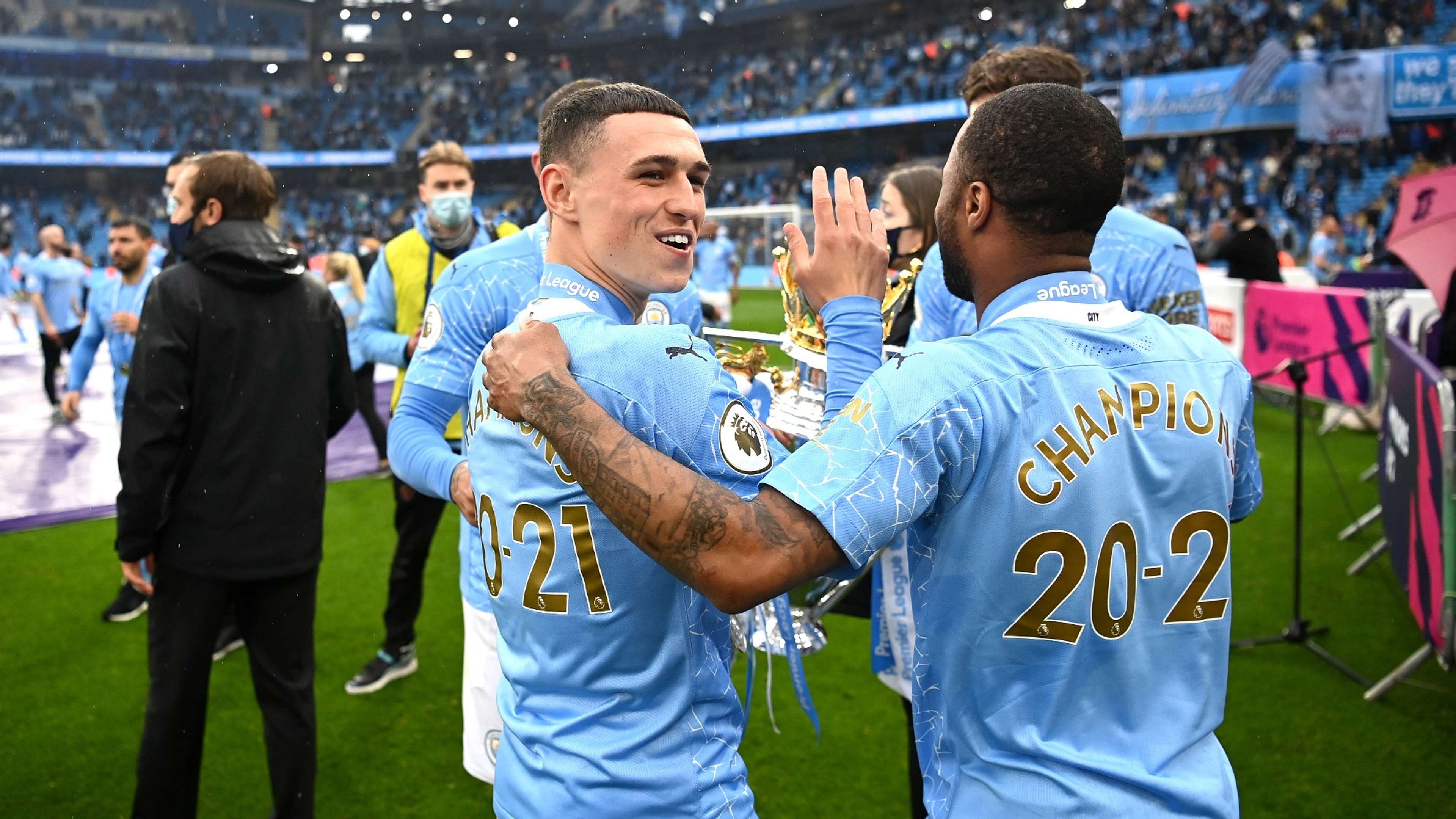 Phil Foden, Raheem Sterling, Manchester City