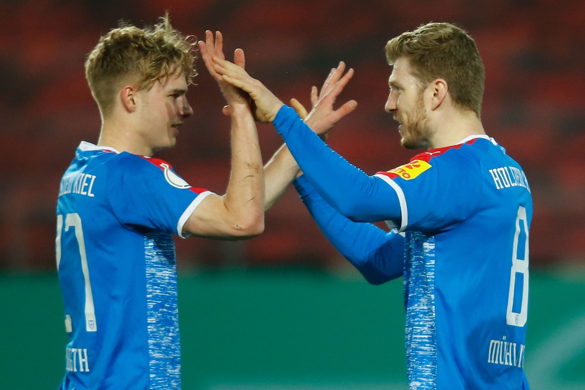 Alexander Muehling Finn Porath RW Essen Holstein Kiel DFB Pokal 03032021