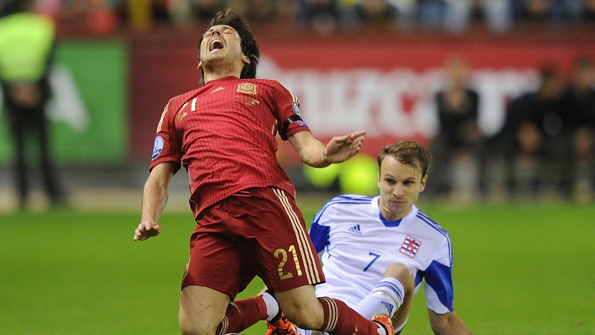 David Silva Spain Luxembourg 09102015