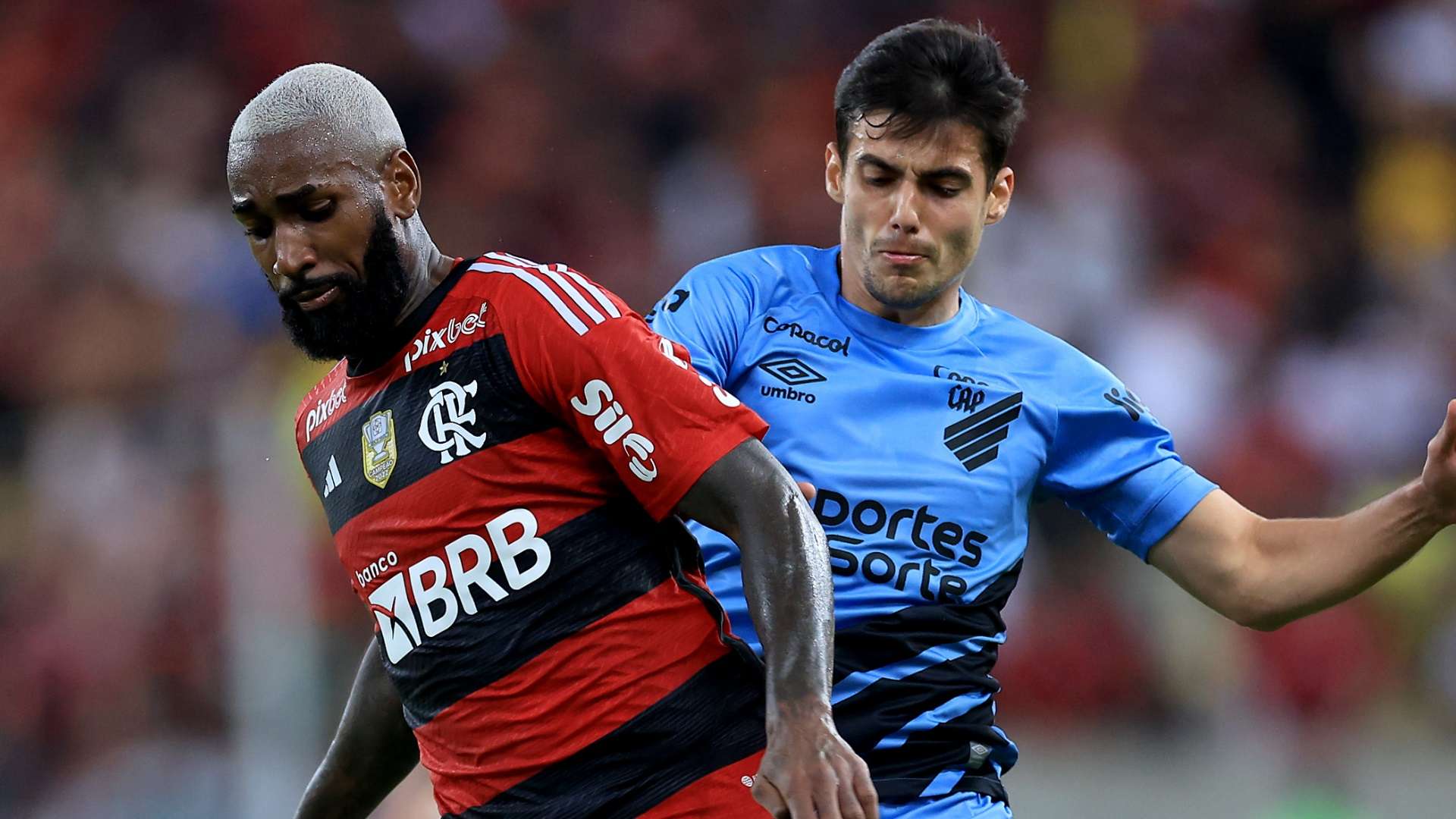 Gerson e Léo Cittadini, Flamengo x Athletico-PR em 2023