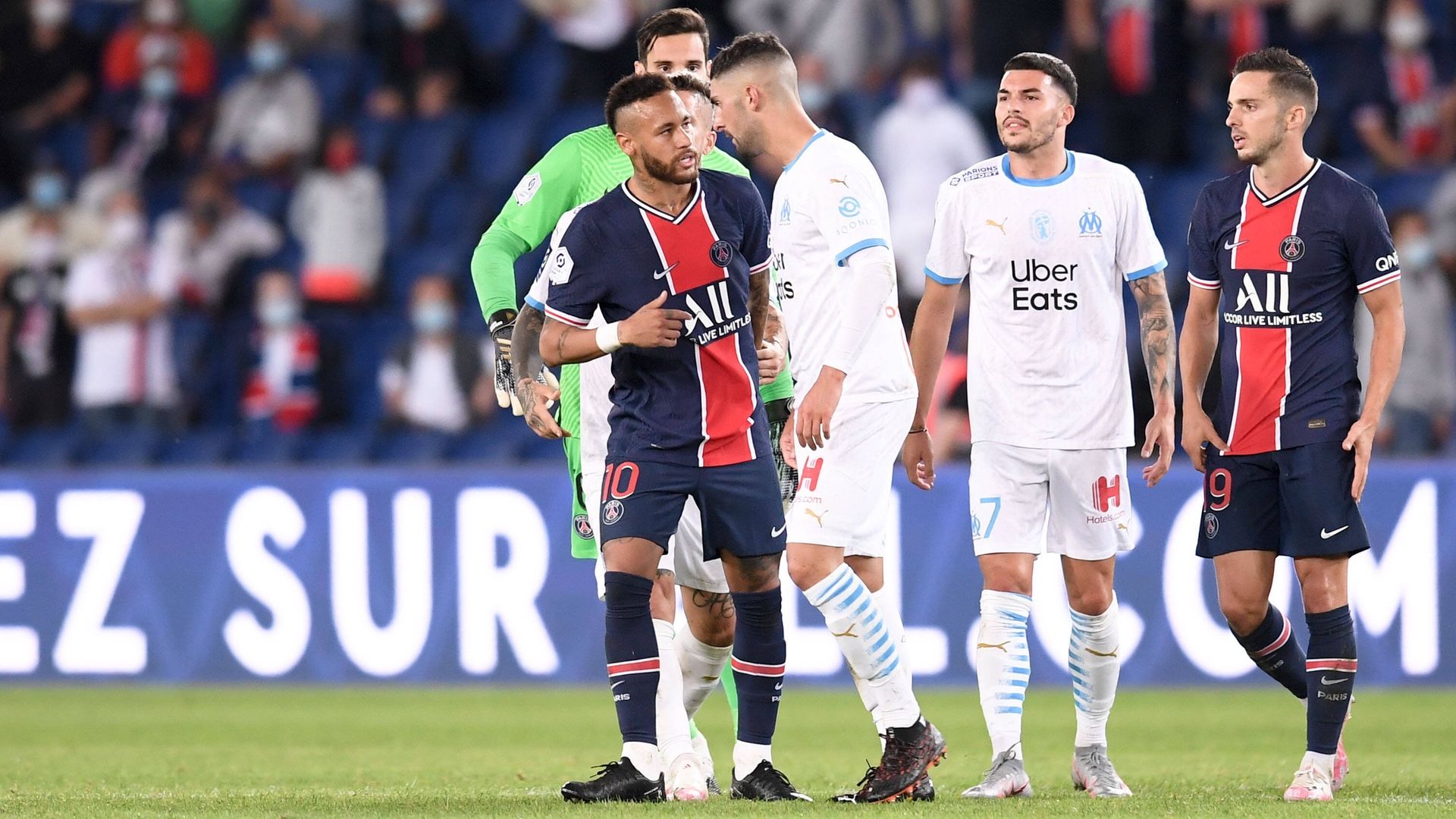 ONLY GERMANY Neymar Alvaro Gonzalez PSG Olympique Marseille 2020