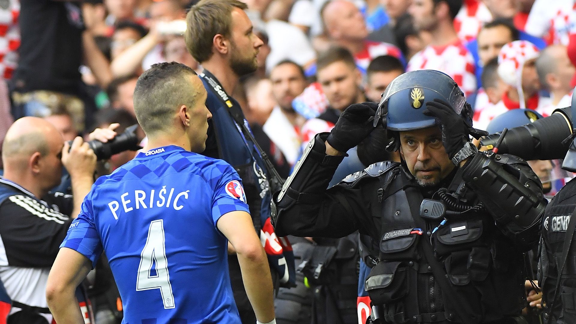 Croatia Crowd Trouble Group D Czech Republic Euro 2016